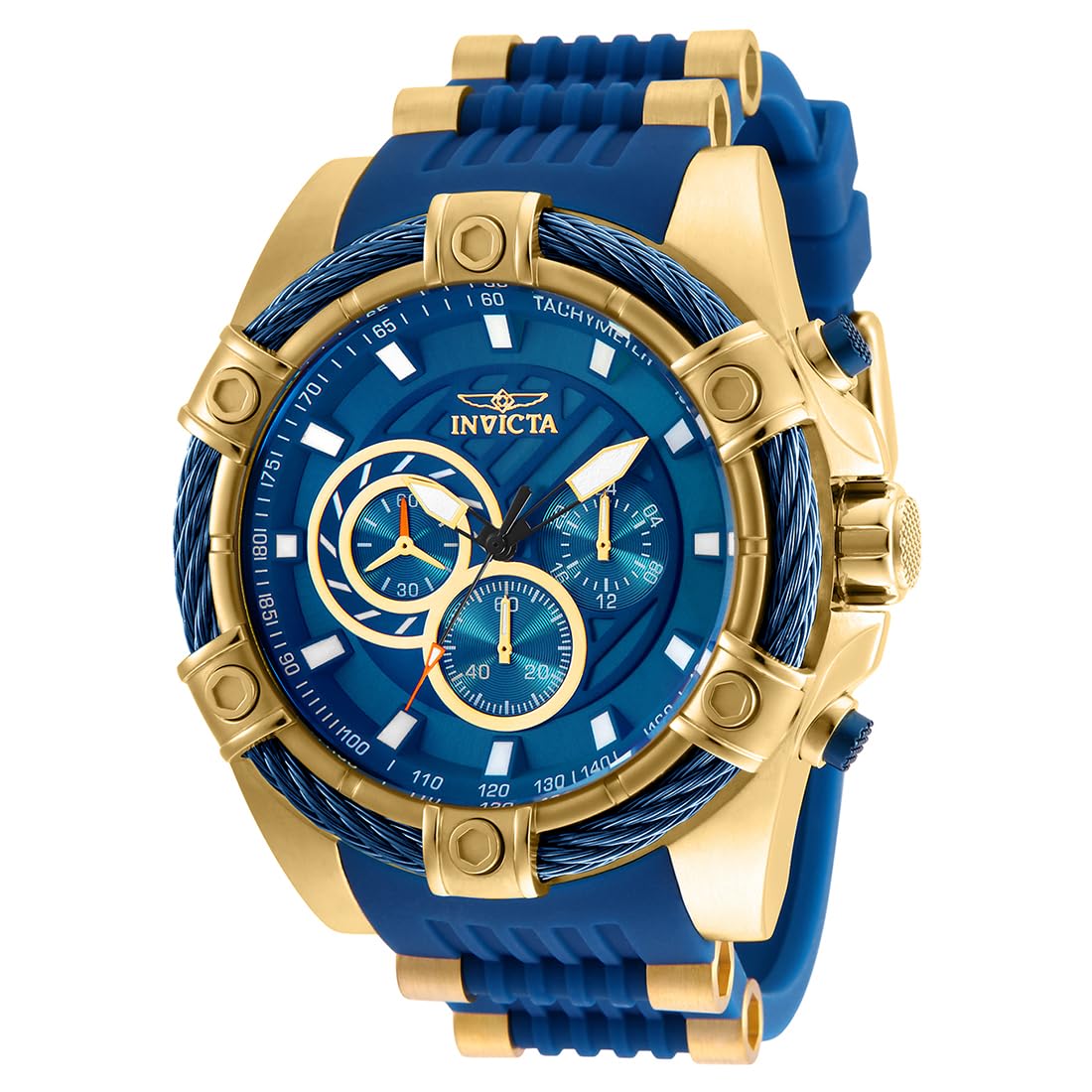 invicta-bolt-herren-quarzuhr-52mm-gold-schwarz image 2