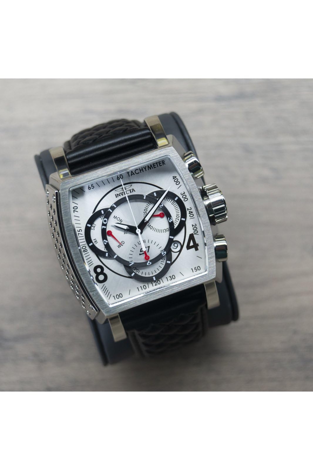 invicta-s1-rally-herrenuhr-48mm-silber-schwarz-quarz image 6