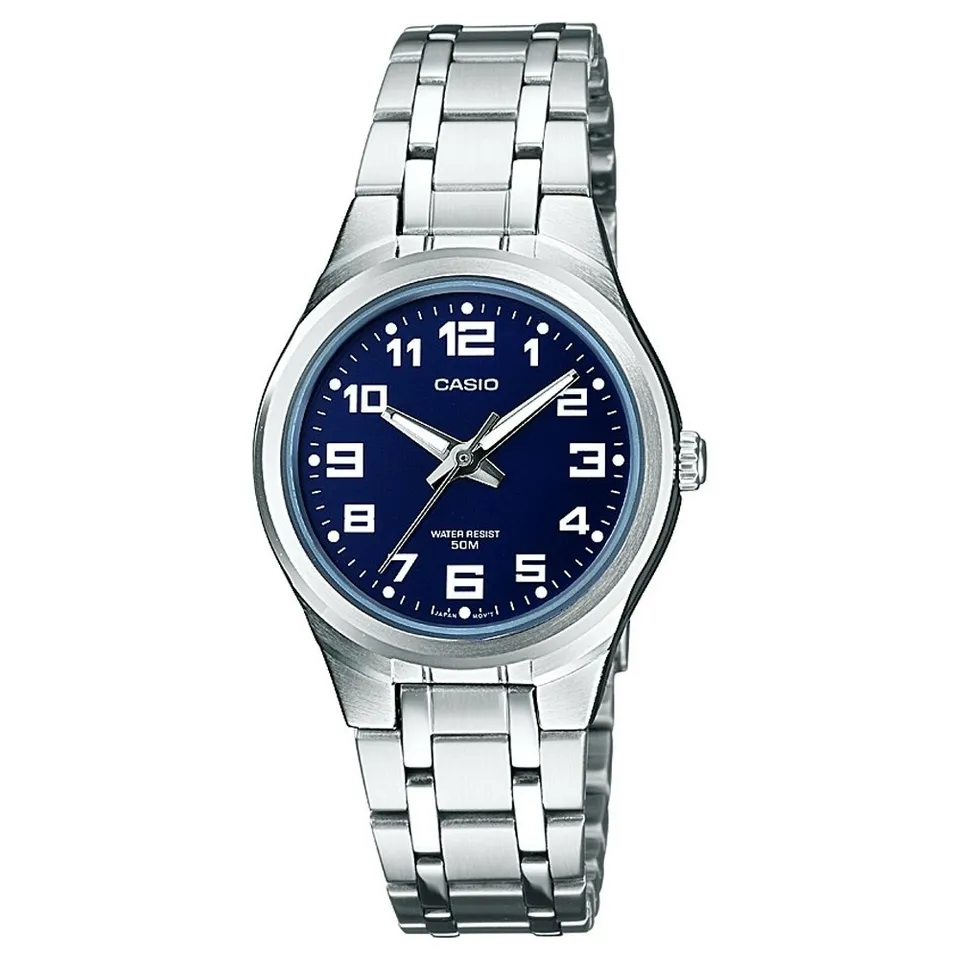casio-ltp-1310pd-collection-damenuhr-silber-mit-edelstahlarmband image 1
