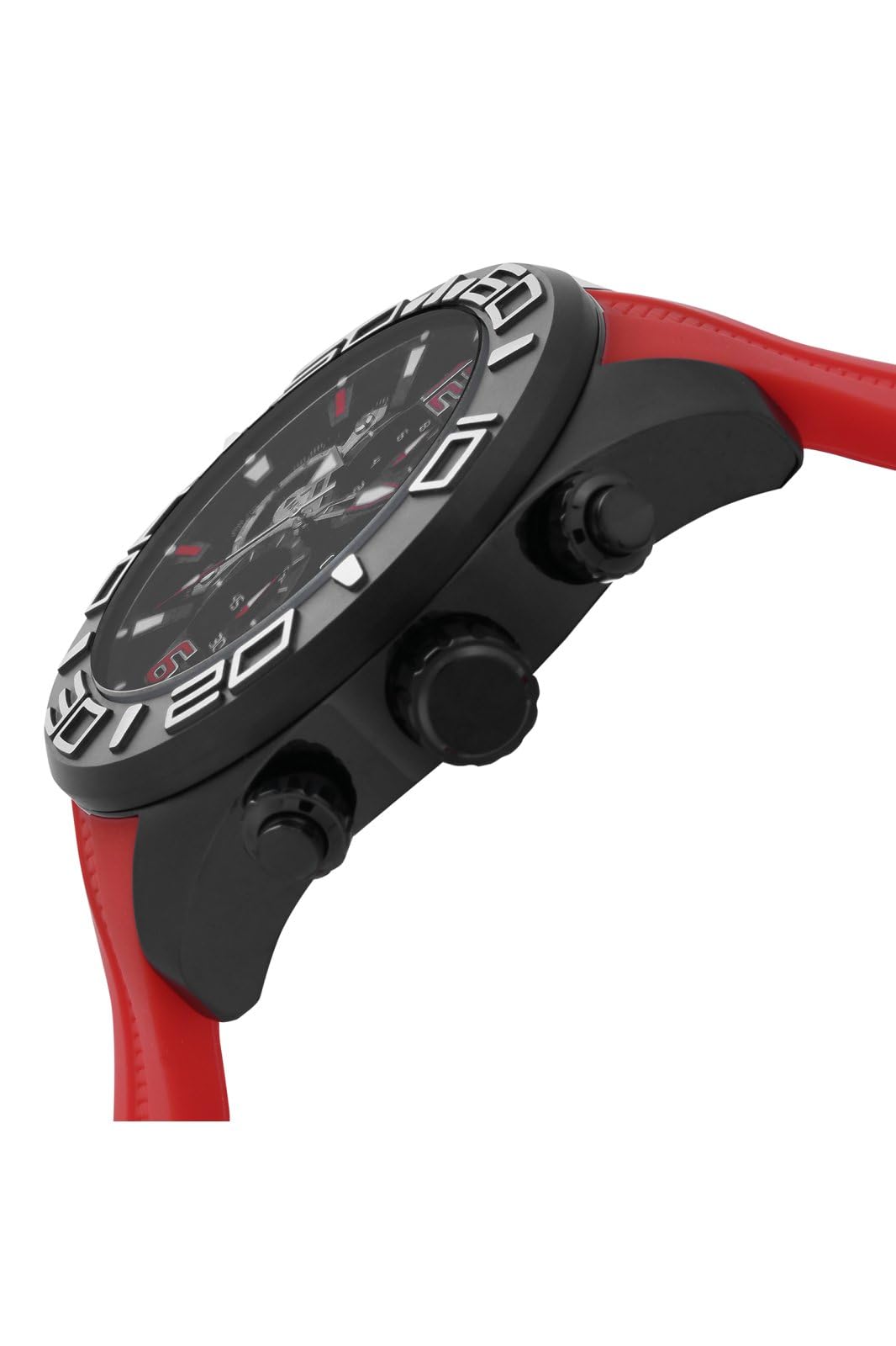invicta-pro-diver-herrenuhr-50-mm-schwarz-rot-quarz image 2