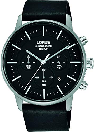 lorus-fashion-herren-chronograph-armbanduhr-rt307jx9-leder image 3
