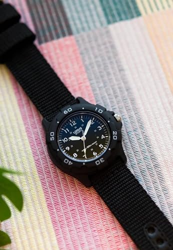lorus-kids-rrx89fx9-kinderuhr-textilband-schwarz-analog image 8