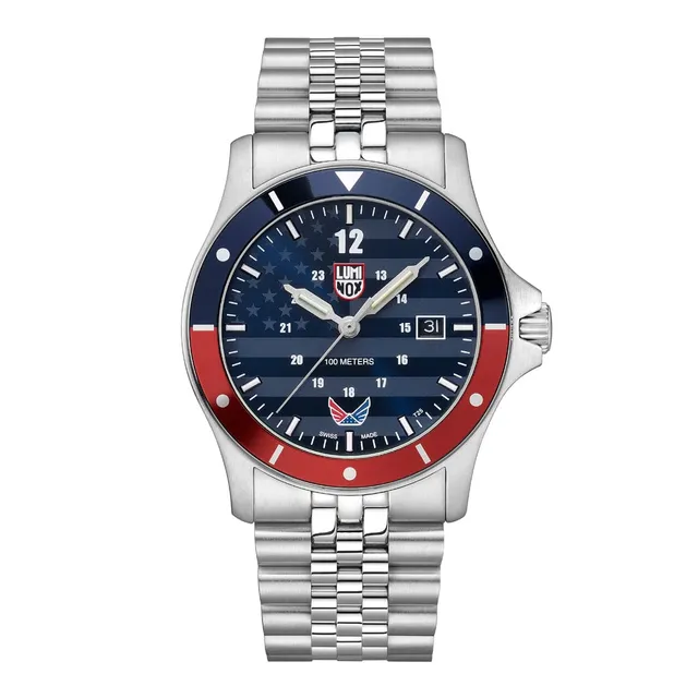 luminox-volition-america-minuteman-herrenuhr-42-mm-blau image 1