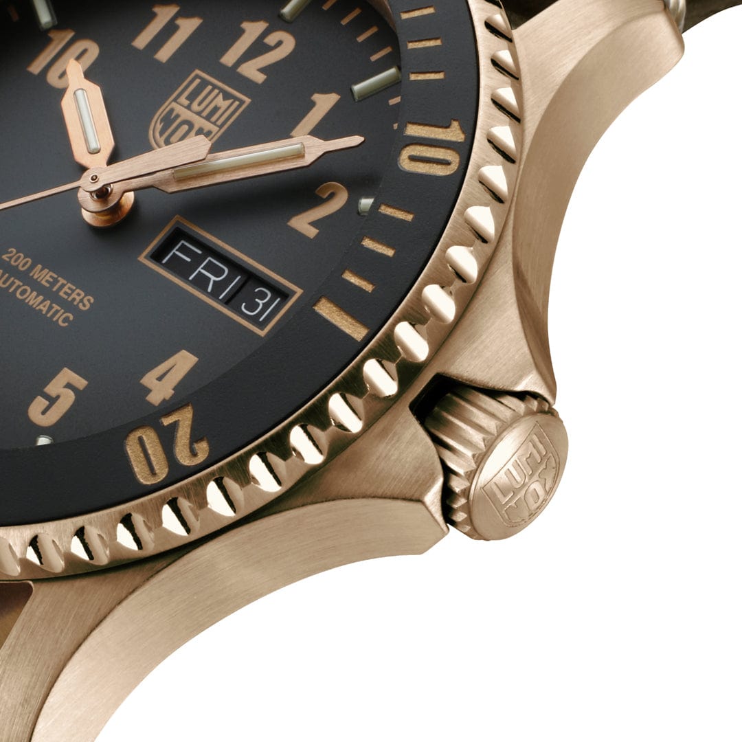 luminox-sport-timer-automatik-armbanduhr-bronze-42-mm-leder image 6