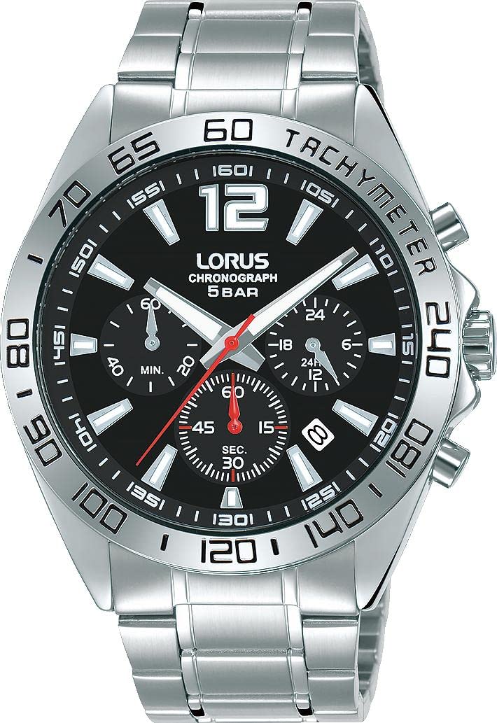lorus-sport-rt333jx9-chronograph-palladium-metallband image 1
