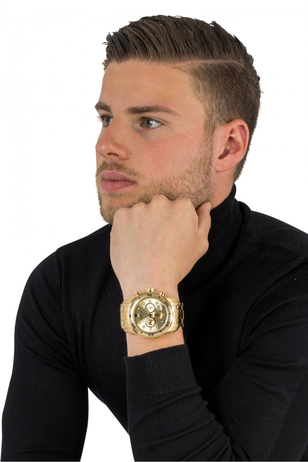invicta-pro-diver-herrenuhr-gold-48mm-edelstahl-quarz image 5