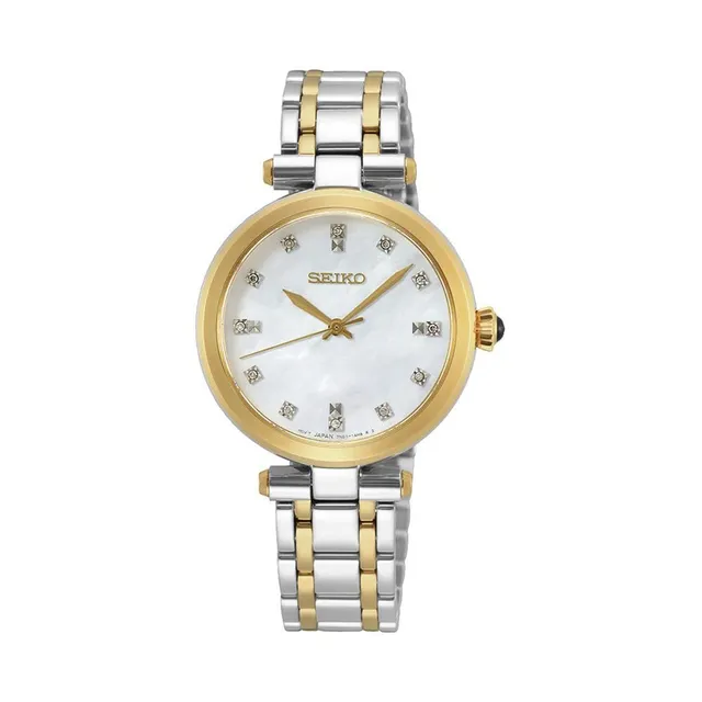 seiko-classic-srz532p1-damenuhr-edelstahl-quarz-silber image 1