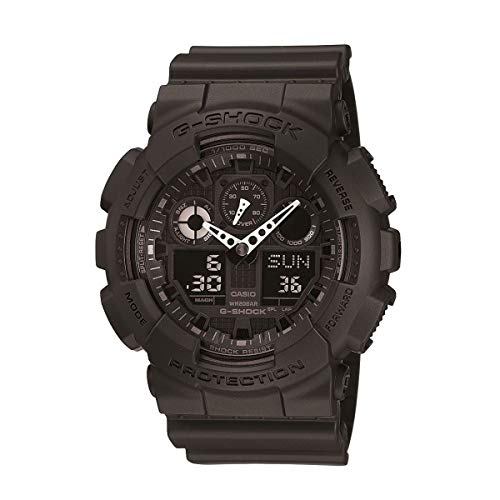 casio-g-shock-ga-100-herrenuhr-rot-schwarz-analog-digital image 5