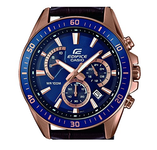 casio-edifice-efr-552gl-herrenuhr-leder-chronograph-10-bar image 5