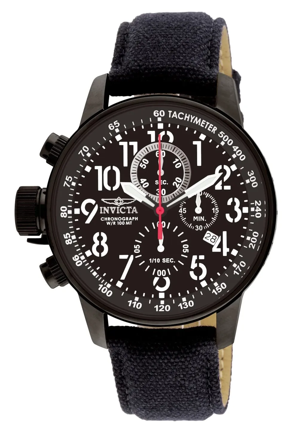 invicta-force-herrenuhr-46mm-schwarz-edelstahl-quarz image 1