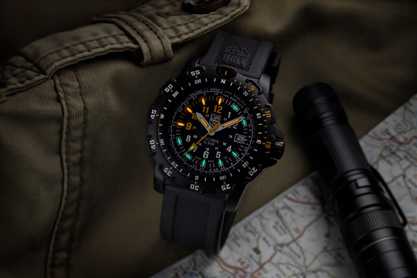 luminox-recon-point-man-8820-outdoor-uhr-45-mm-schwarz image 7