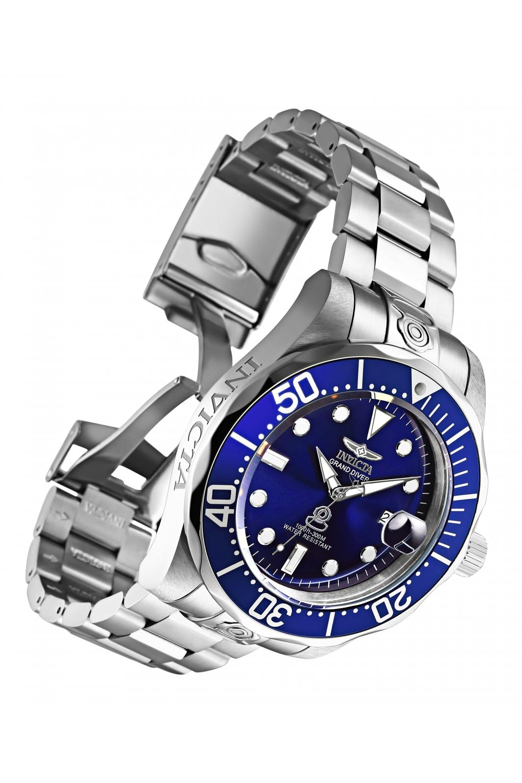 invicta-pro-diver-herren-automatikuhr-47mm-silber-blau image 2