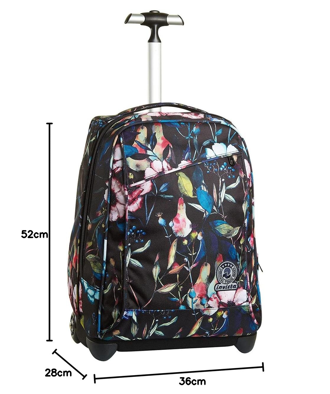 invicta-trolley-2in1-schulranzen-wildflowers-35l-mit-rollen image 8