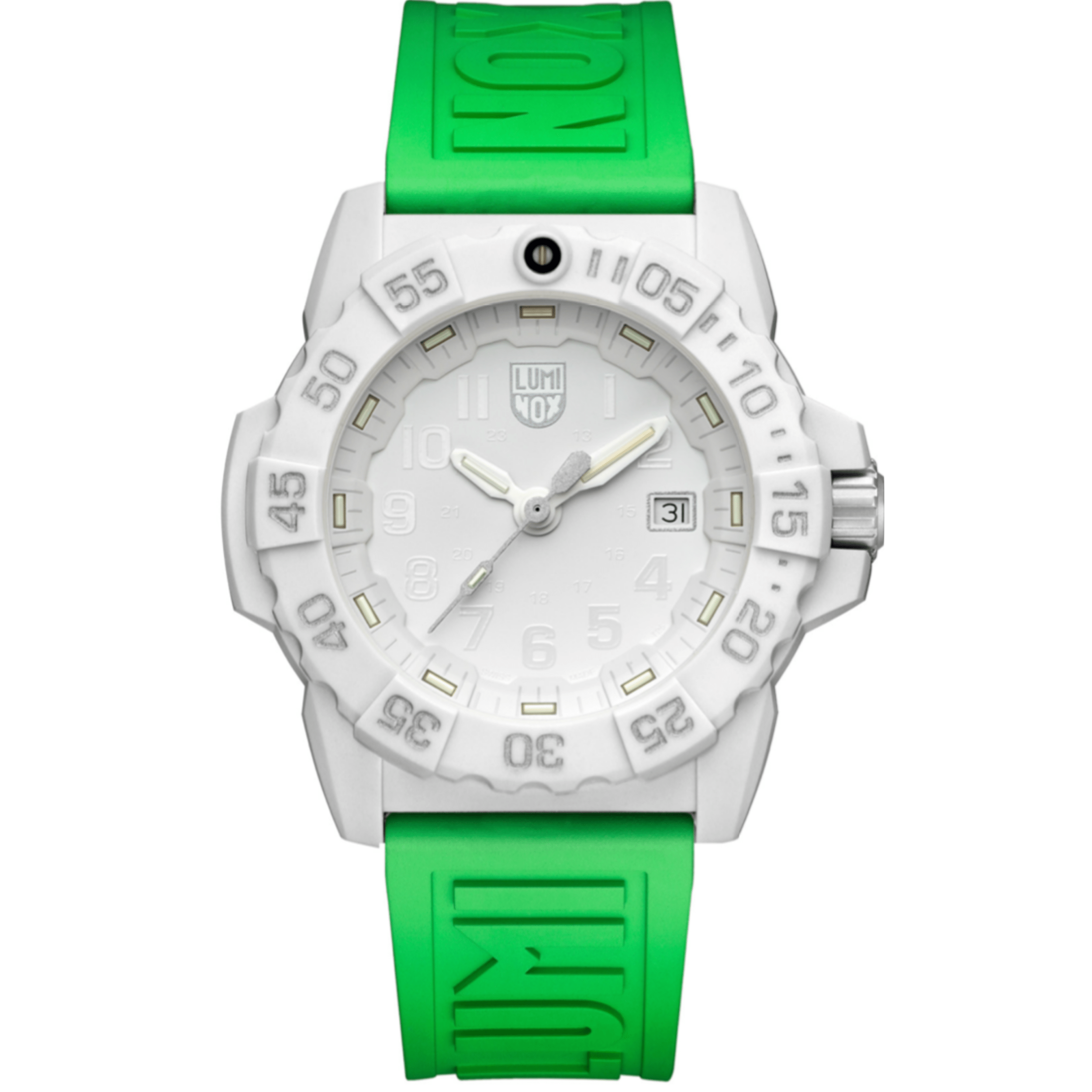 luminox-kautschukarmband-24-mm-limette-cut-to-fit image 3