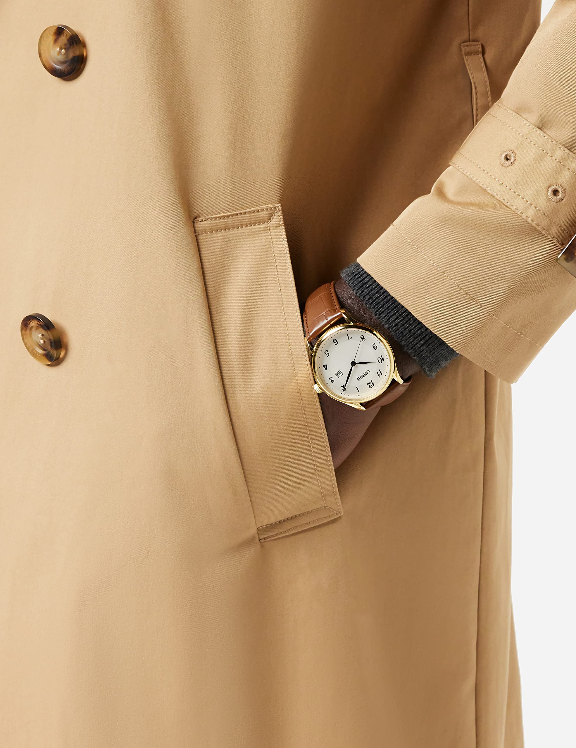 lorus-rh910px9-herrenuhr-leder-gold-quarz-edelstahl image 2