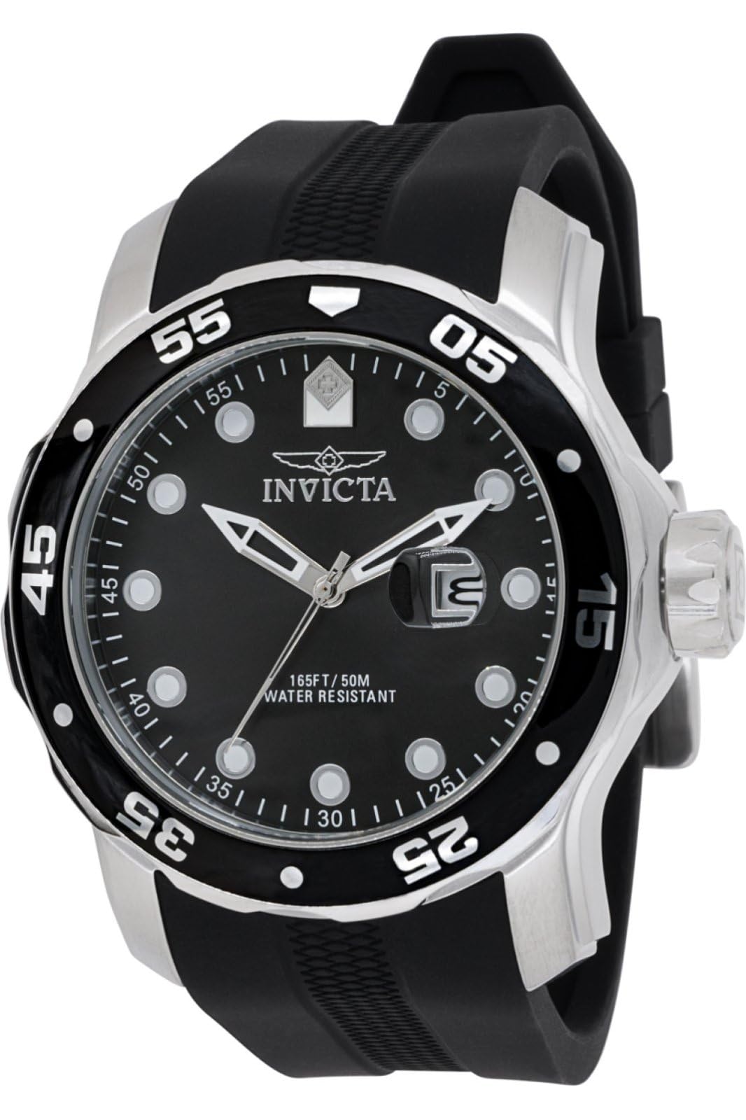 invicta-pro-diver-45733-herrenuhr-edelstahl-schwarz-48mm image 1