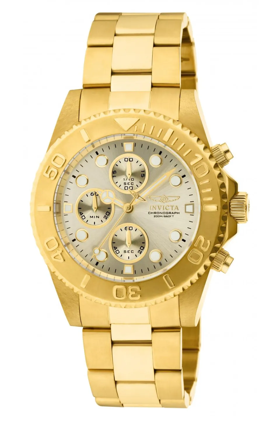 invicta-pro-diver-43mm-herrenuhr-quarz-gold-champagner image 1