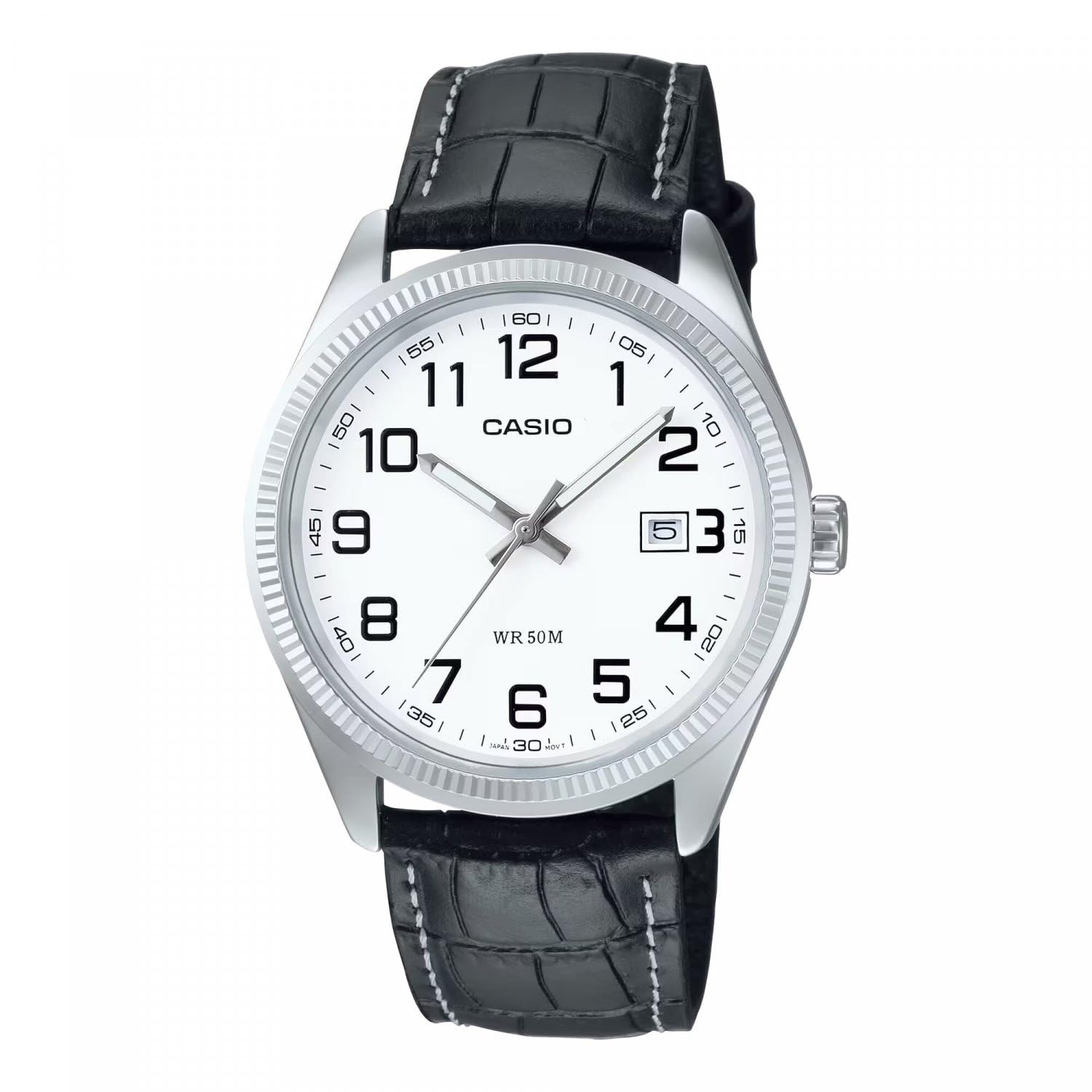 casio-collection-analog-herrenuhr-silber-edelstahl-38-5-mm image 1
