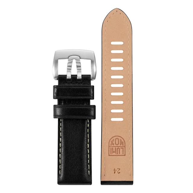 luminox-leder-uhrenarmband-schwarz-24-mm image 1