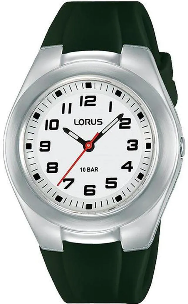 lorus-herrenuhren-silikon-uhr-gr-n-analog-quarz-unisex image 1