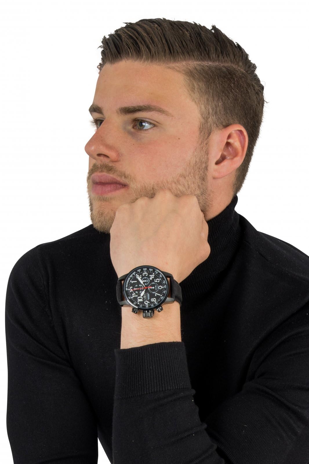 invicta-force-herrenuhr-46mm-schwarz-edelstahl-quarz image 5