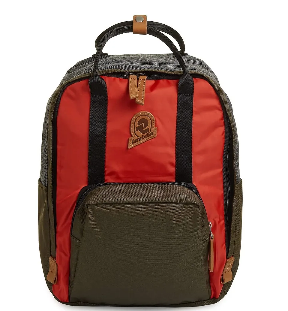 invicta-shylla-rucksack-rot-braun-laptop-13-zoll-retro image 1