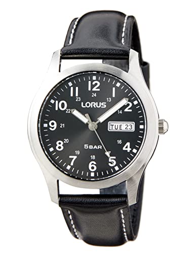 lorus-rxn79dx9-herrenuhr-lederarmband-quarz-edelstahl image 6