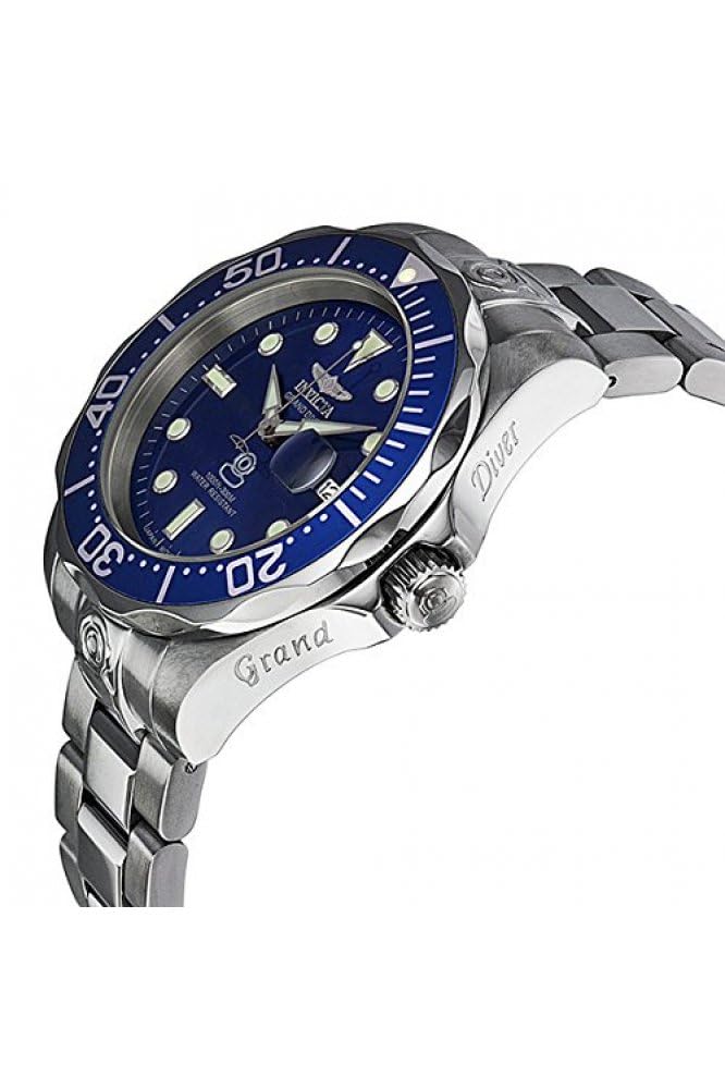 invicta-pro-diver-herren-automatikuhr-47mm-silber-blau image 3