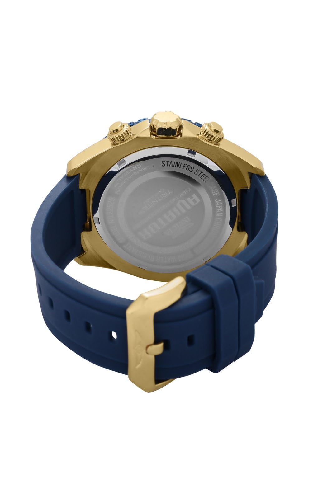 invicta-aviator-herrenuhr-49mm-blau-gold-quarz-edelstahl image 3