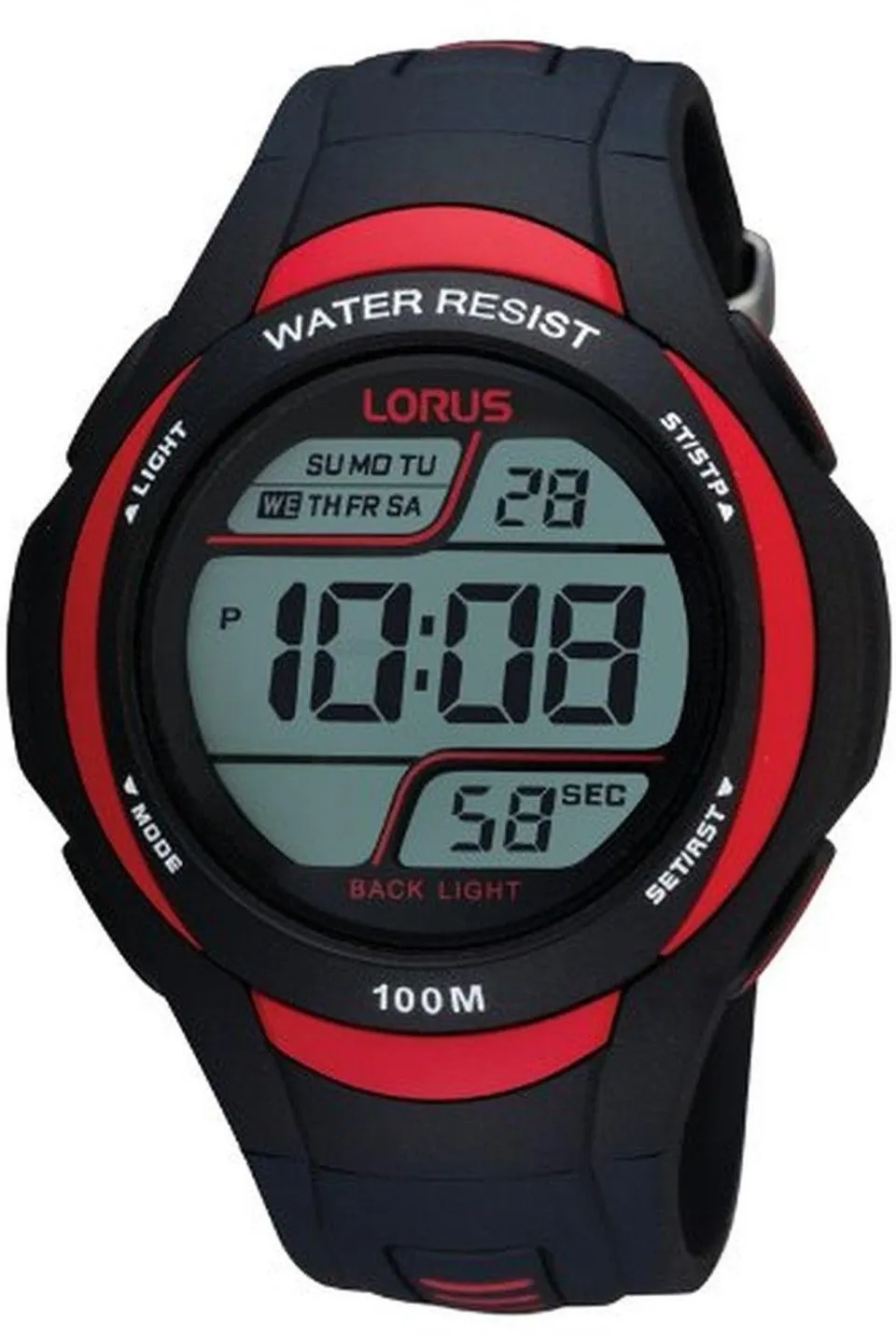 lorus-herrenuhren-sport-chronograph-herrenuhr-grau-rot image 1