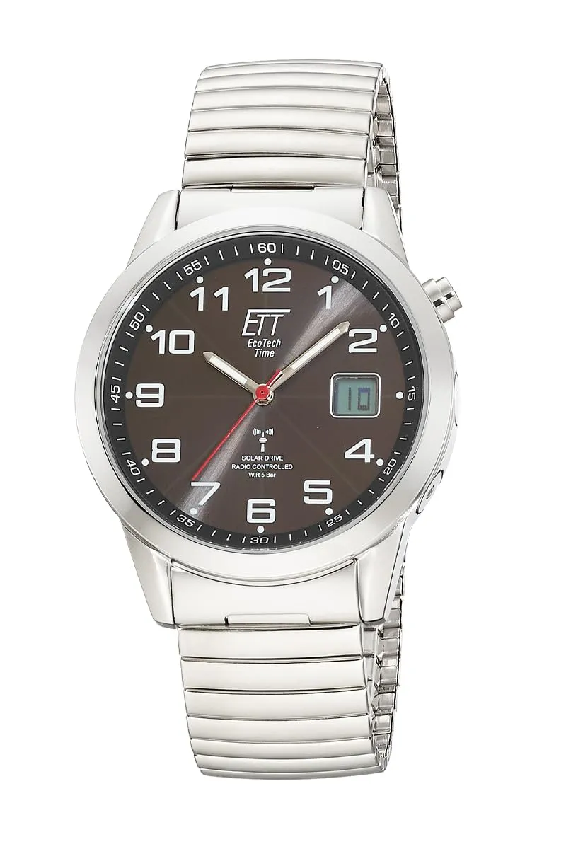 ett-solar-drive-funk-egs-11712-22z-herrenuhr-datum-edelstahl-zugband image 1