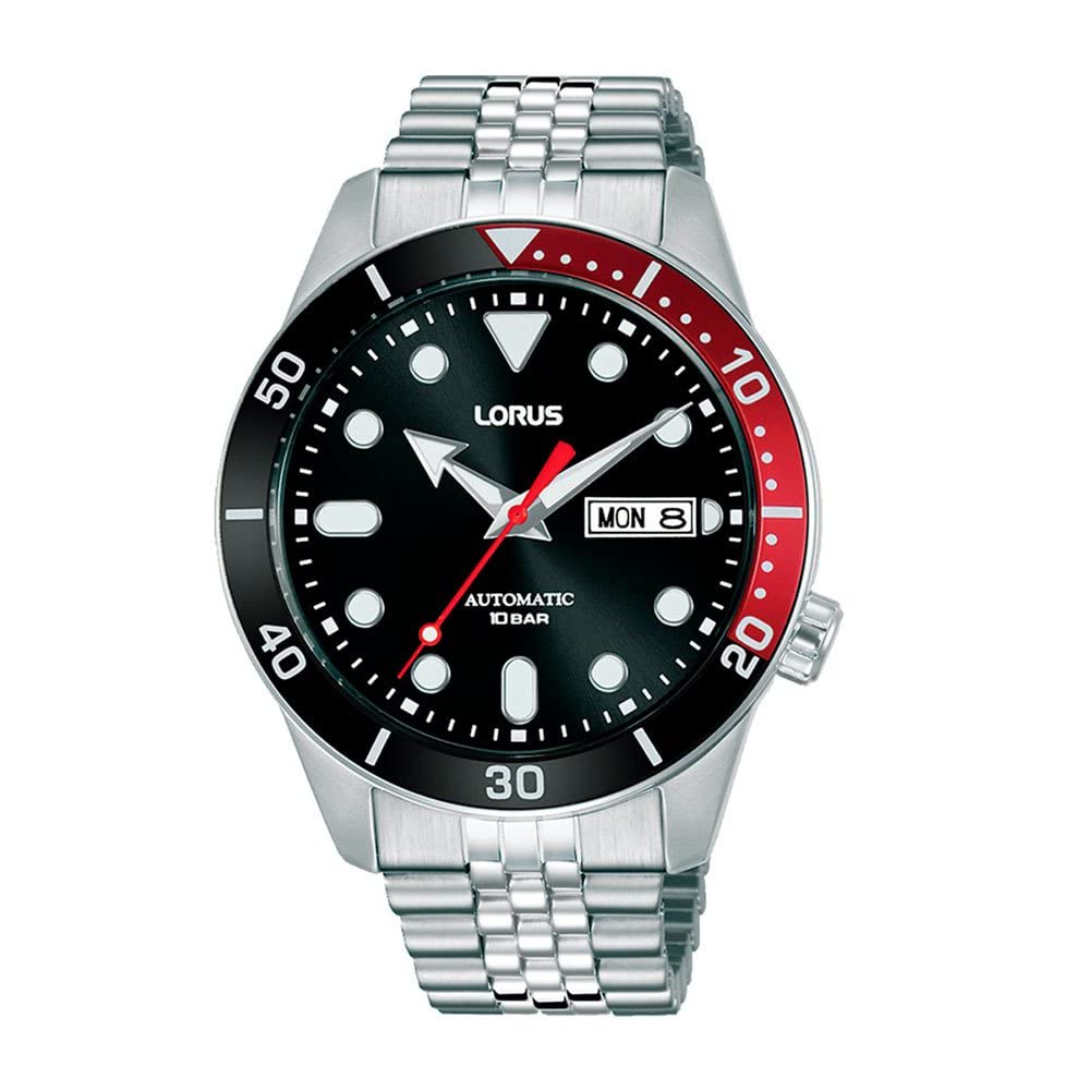 lorus-herrenuhren-automatik-herrenuhr-gr-n-analog image 3