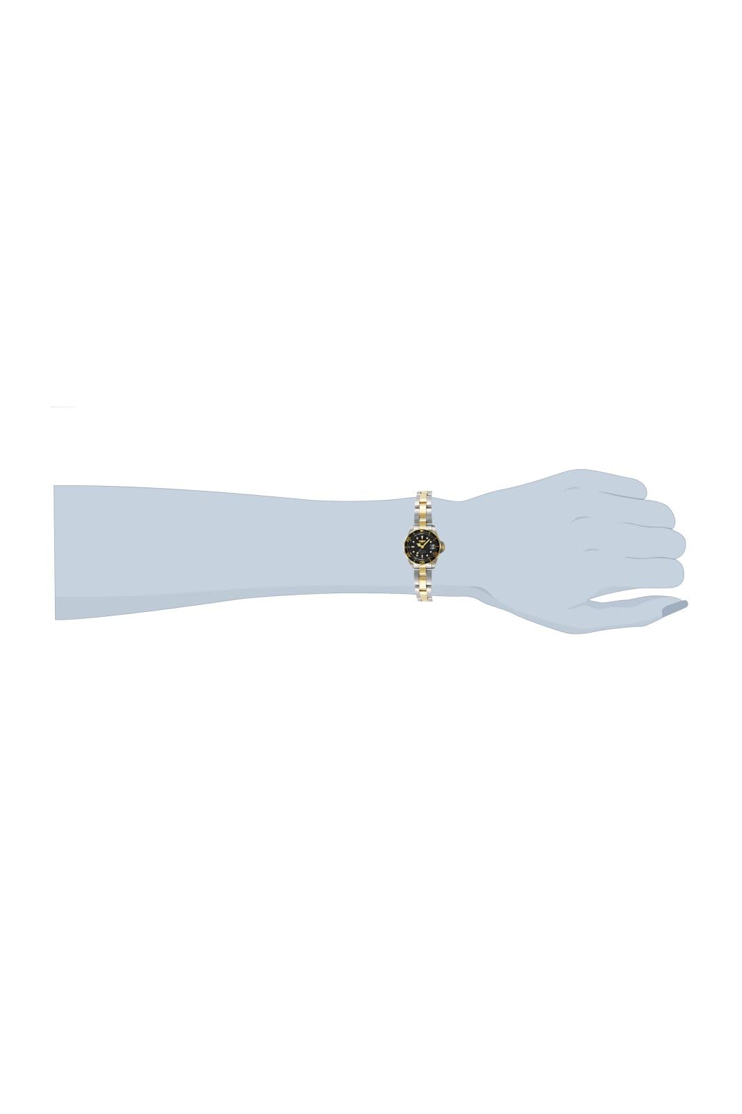 invicta-pro-diver-damenuhr-quarz-edelstahl-zweifarbig-schwarz image 6