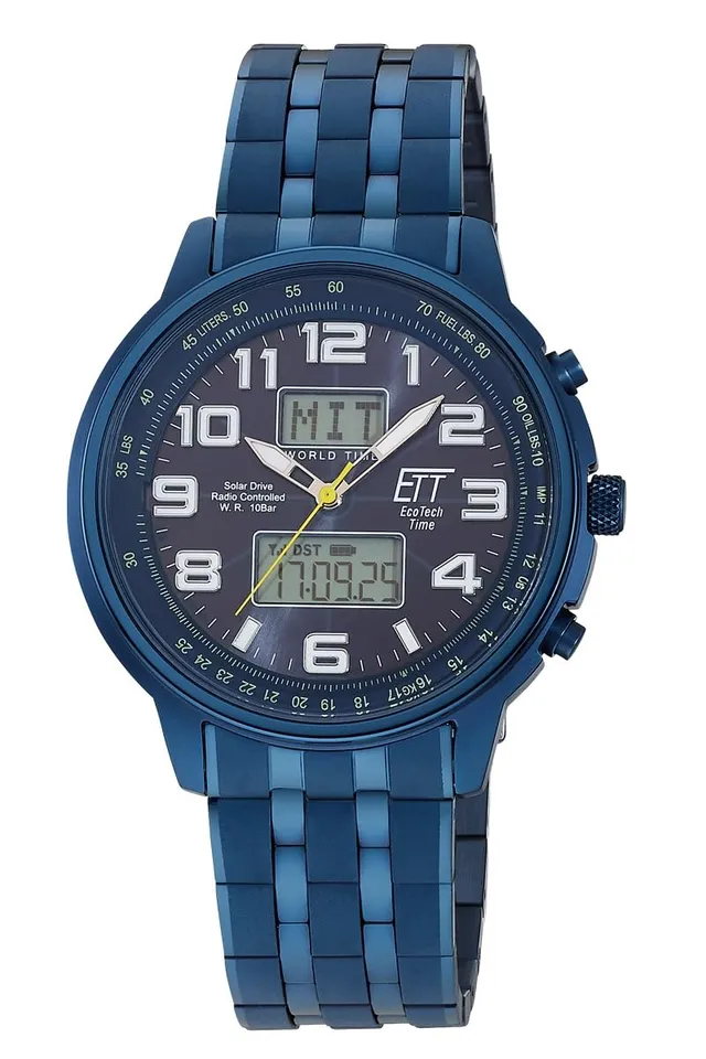 ett-solar-drive-funk-egs-11735-32m-herrenuhr-solar-edelstahl image 1