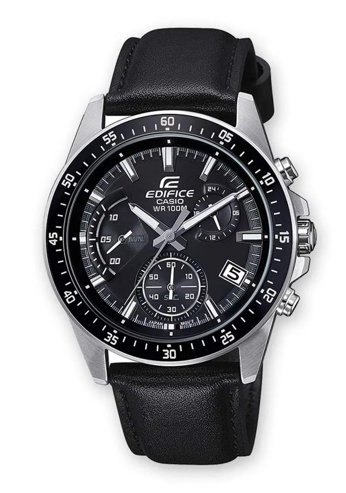 casio-edifice-efv-540l-chronograph-herrenuhr-leder image 1