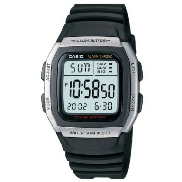 casio-watch-digital-herrenuhr-resin-w-96h-1aves-schwarz image 1