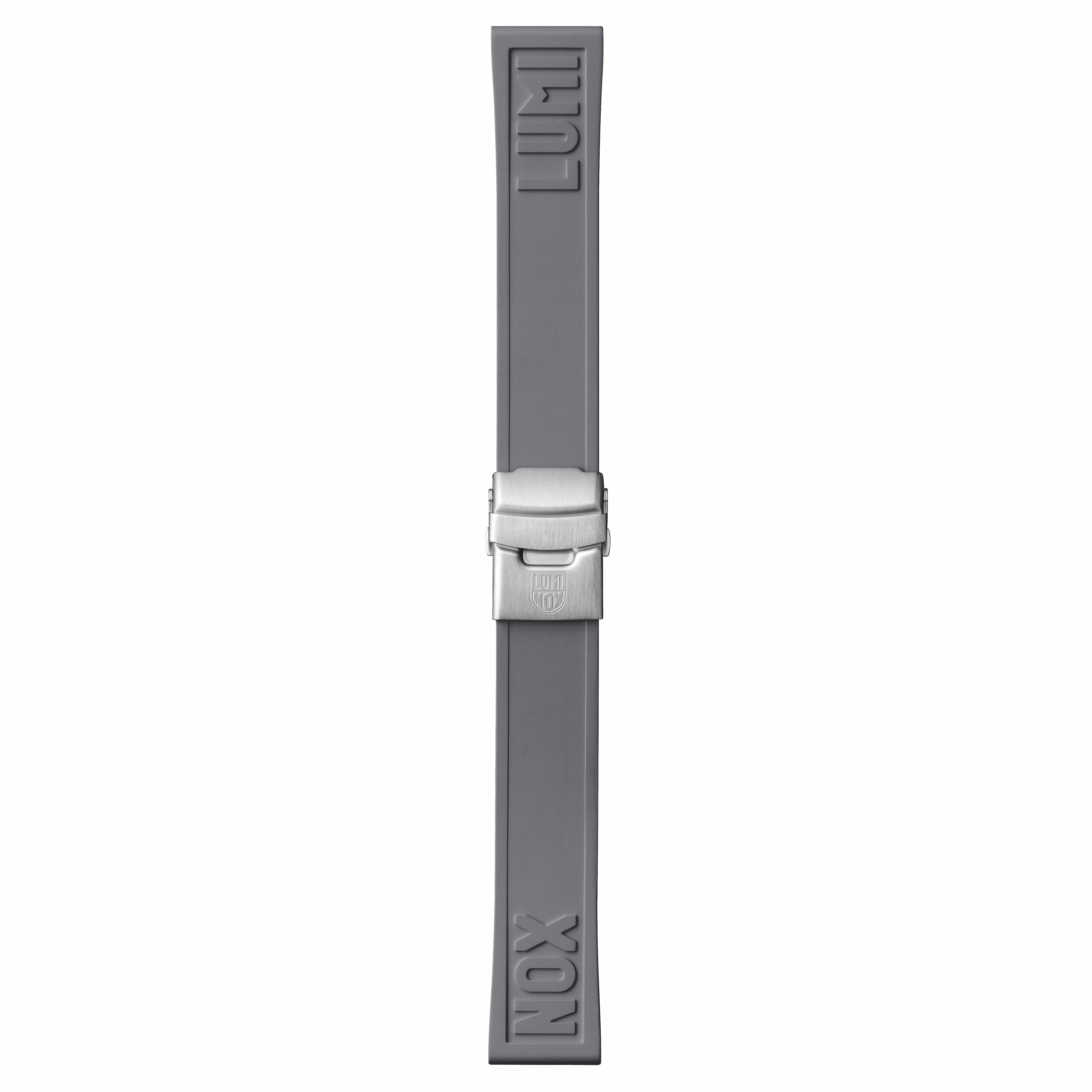 luminox-all-straps-cut-to-fit-kautschuk-uhrenarmband-22mm-grau image 1