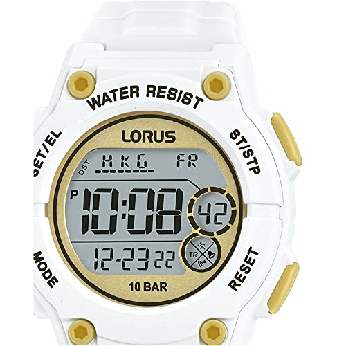 lorus-sport-digital-herrenuhr-silikon-wei-chronograph image 5