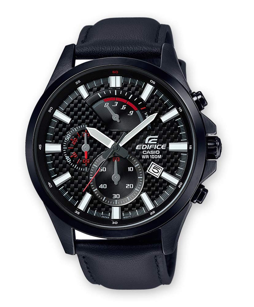 casio-edifice-efv-530bl-herrenuhr-chronograph-leder image 1