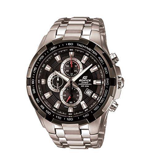 casio-edifice-analog-herrenuhr-edelstahl-silber-10-bar image 2