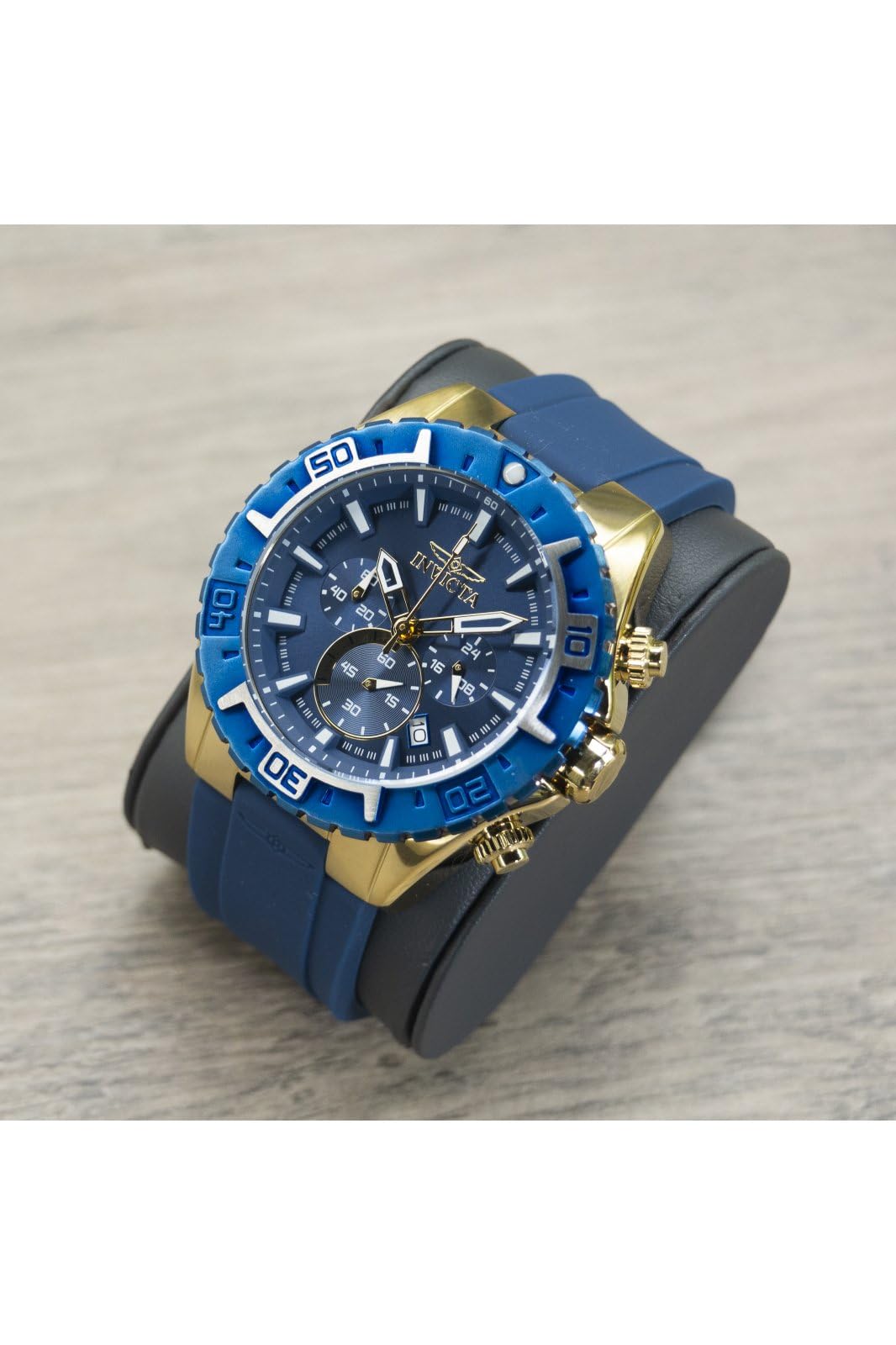 invicta-aviator-herrenuhr-49mm-blau-gold-quarz-edelstahl image 6